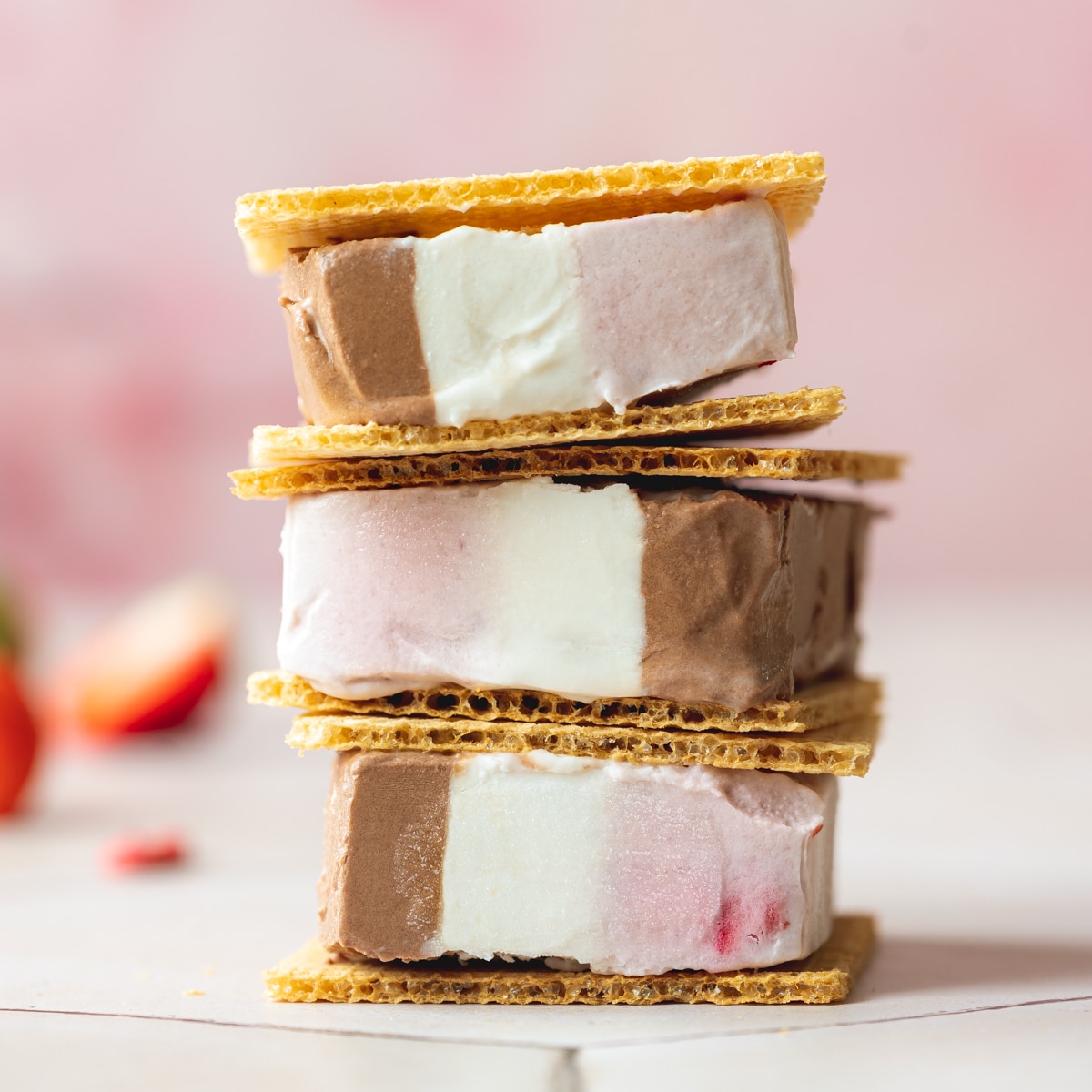 Neapolitan Ice Cream - Addicted to Dates